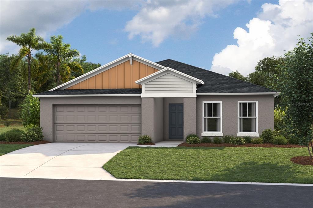 5852 Heaven Road Haines City, FL 33844 - Photo 1 of 1 a front view of house with a garden