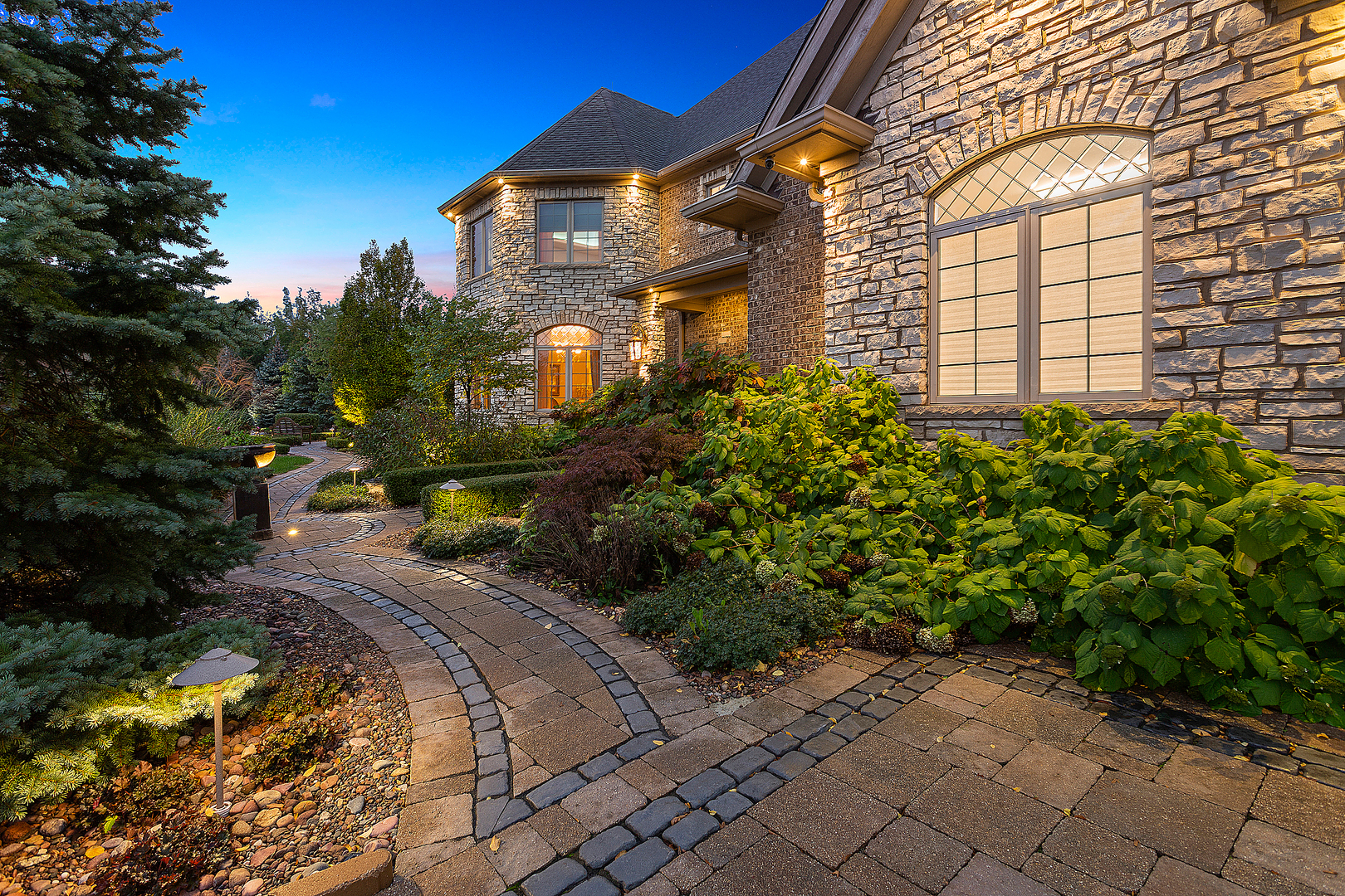 20105 Alison Trail Mokena, IL 60448 - Photo 7 of 23 a front view of a multi story residential apartment building with yard and parking space