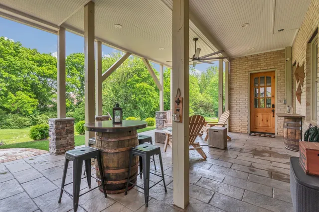 a car parked in garage