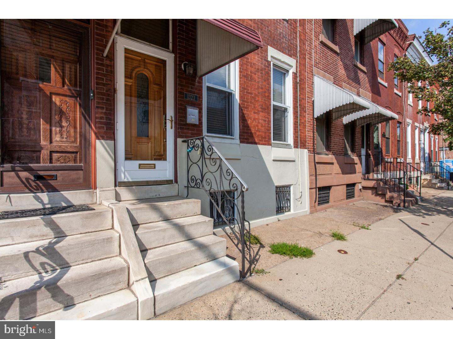 a view of living room and yard