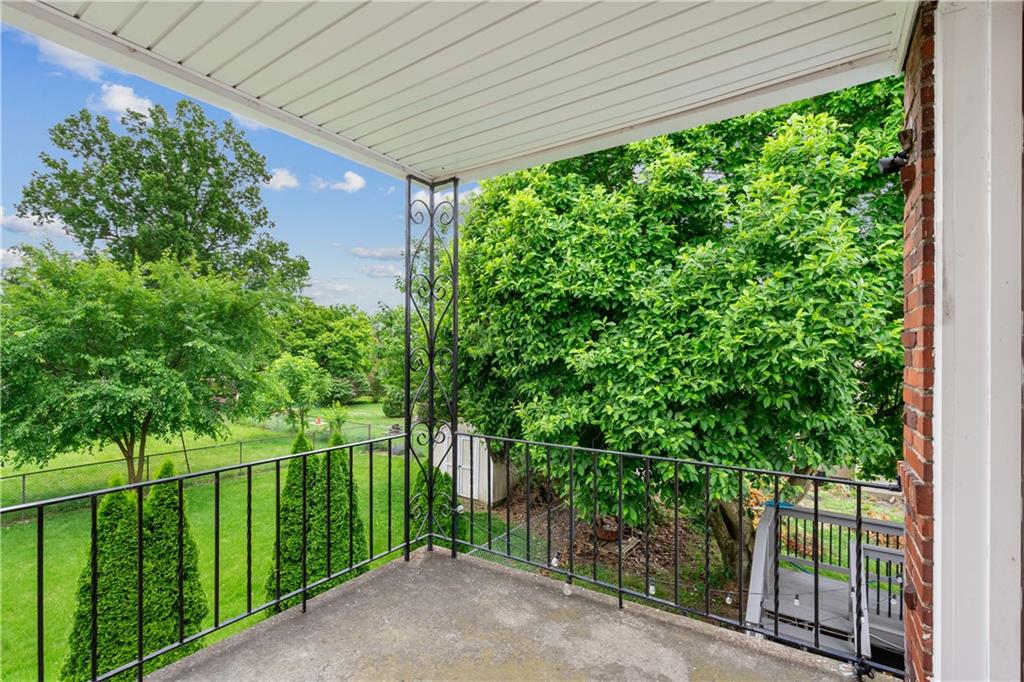 3408 Willett Road Pittsburgh, PA 15227 - Photo 19 of 34 Balcony off master bedroom leads down to the backyard