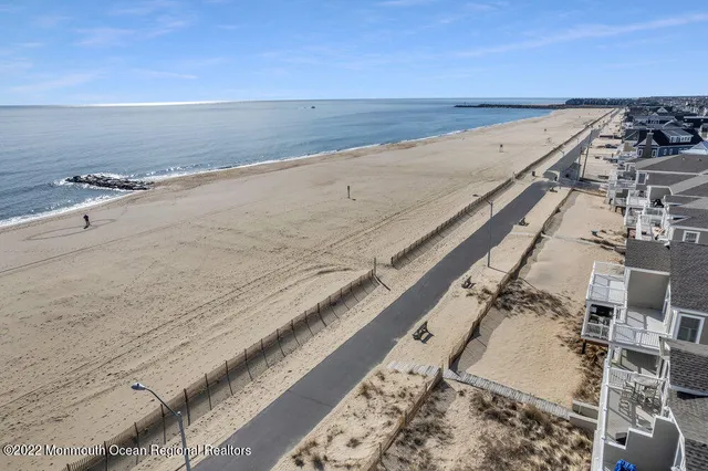 a view of beach and ocean