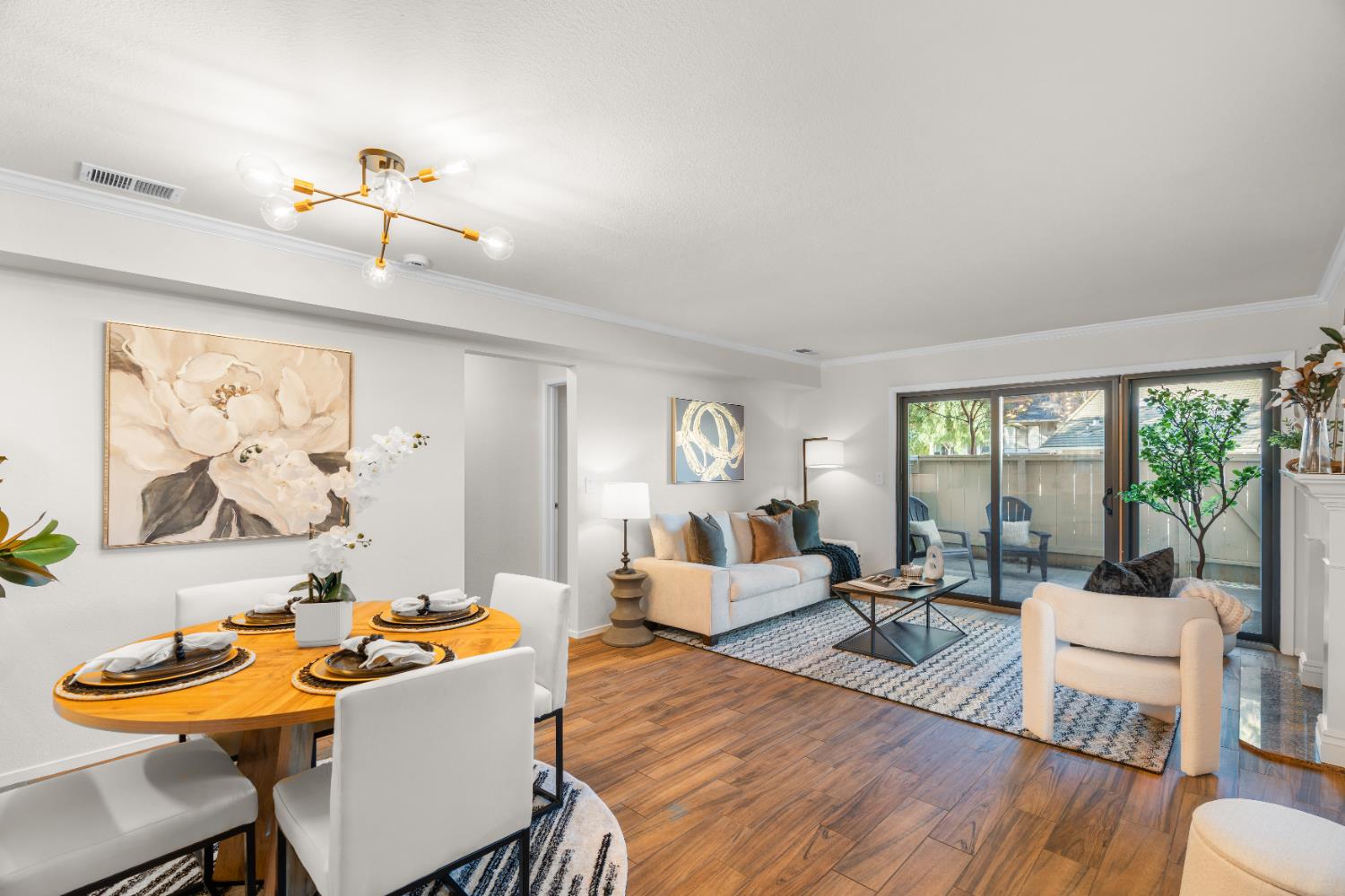 2401 Eilers Lane, Unit 105 Lodi, CA 95242 - Photo 1 of 23 a living room with furniture and a large window