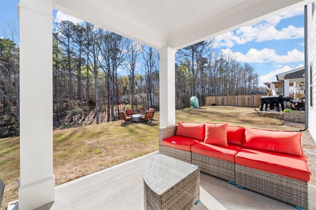 29 Dew Drop Pointe Dallas, GA 30157 - Photo 11 of 41 a outdoor sitting area with shower and couch