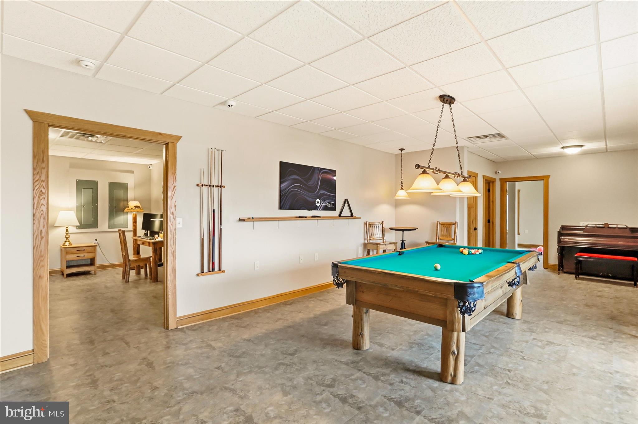 879 Olde Oak View Drive Springfield, WV 26763 - Photo 33 of 70 a room with pool table and windows