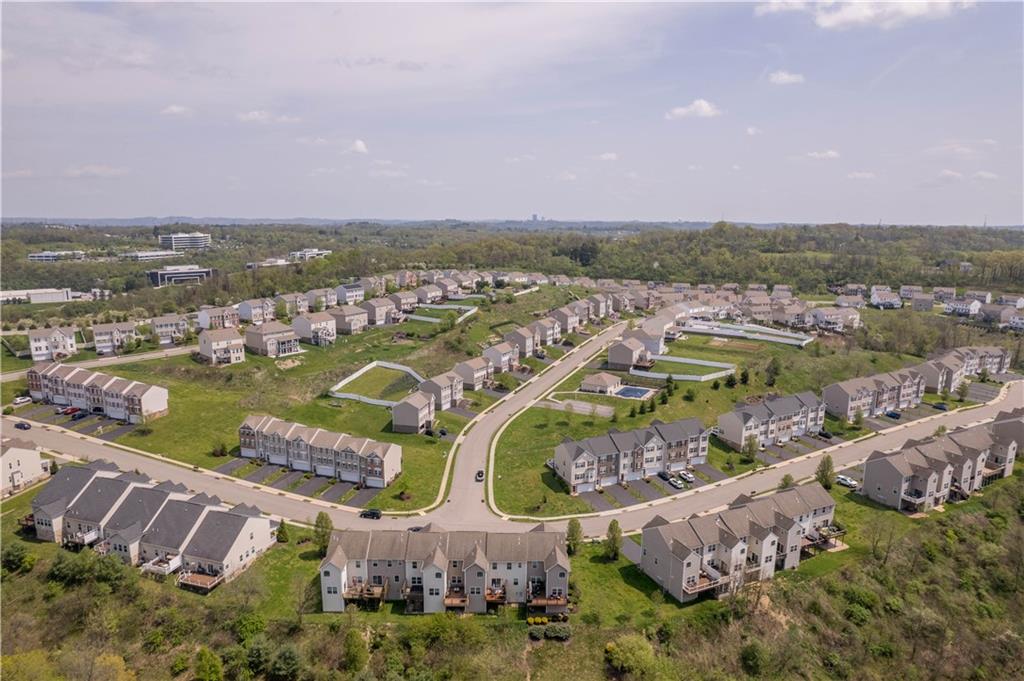 703 Freedom Drive Pittsburgh, PA 15205 - Photo 39 of 42 an aerial view of residential houses with outdoor space and swimming pool