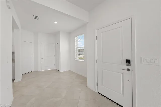 a view of an empty room