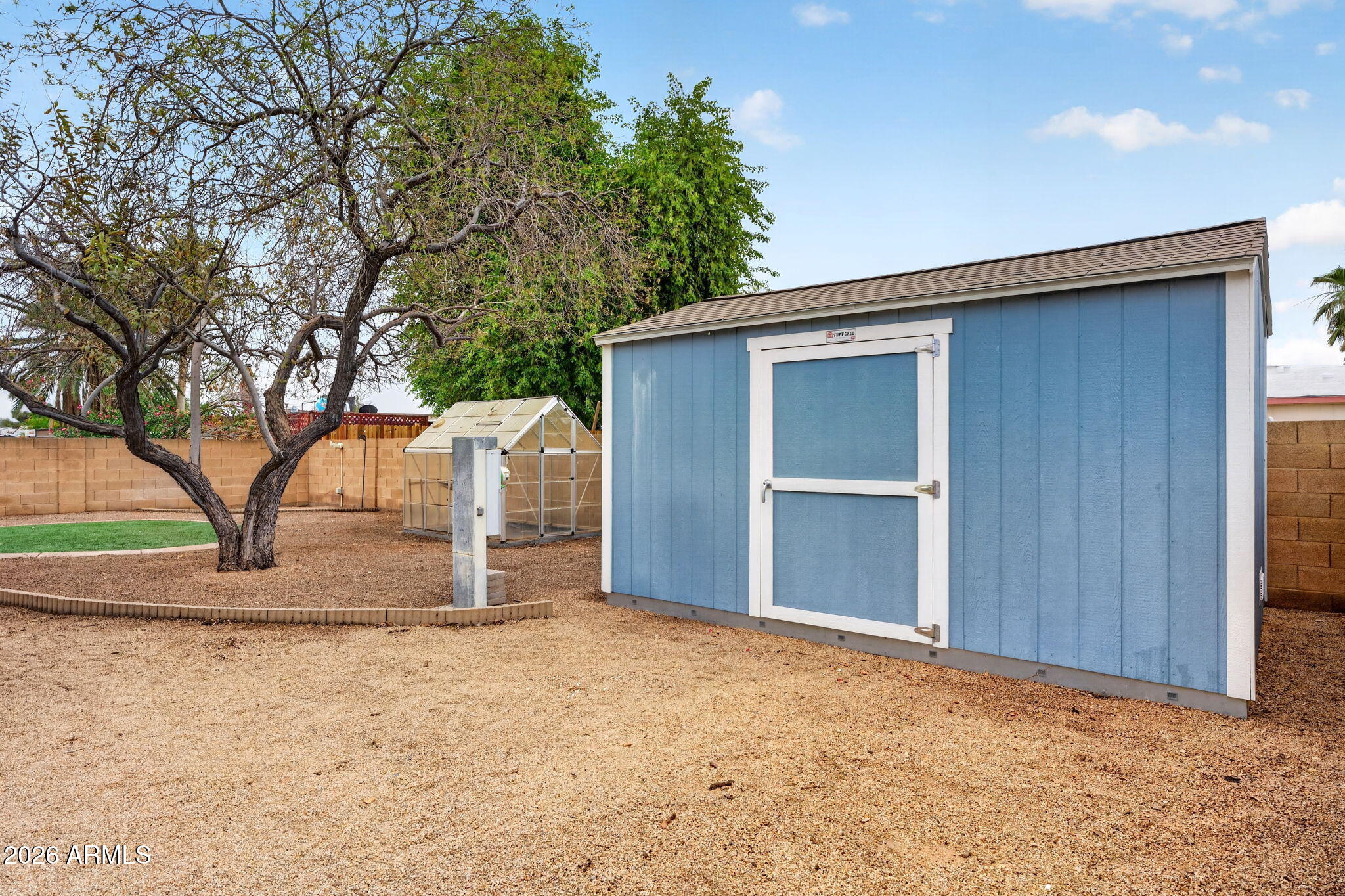 110 South Ellsworth Road Mesa, AZ 85208 - Photo 22 of 31 Massive Tuff Shed!