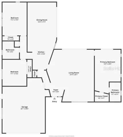 a view of a hallway with wooden shelves