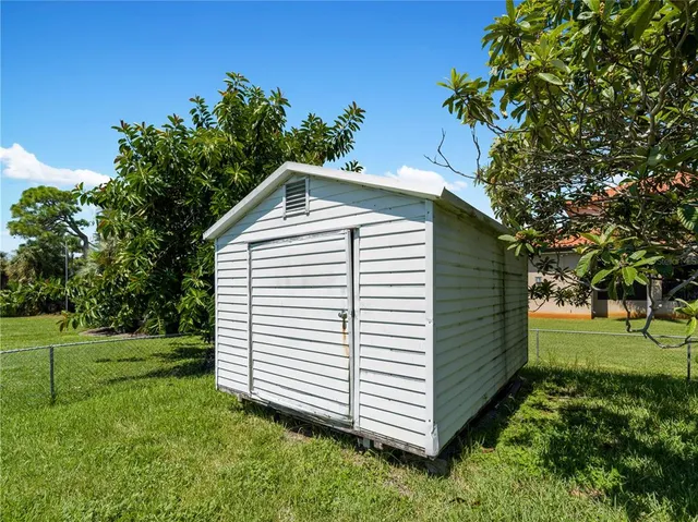a house view with a garden space