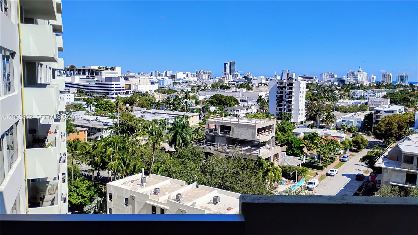 1500 Bay Road, Unit 1002S Miami Beach, FL 33139 - Photo 6 of 23 North and East balcony view