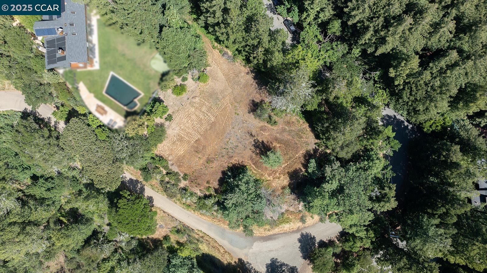 Kentfield Kentfield, CA 94904 - Photo 10 of 12 an aerial view of a house with a yard