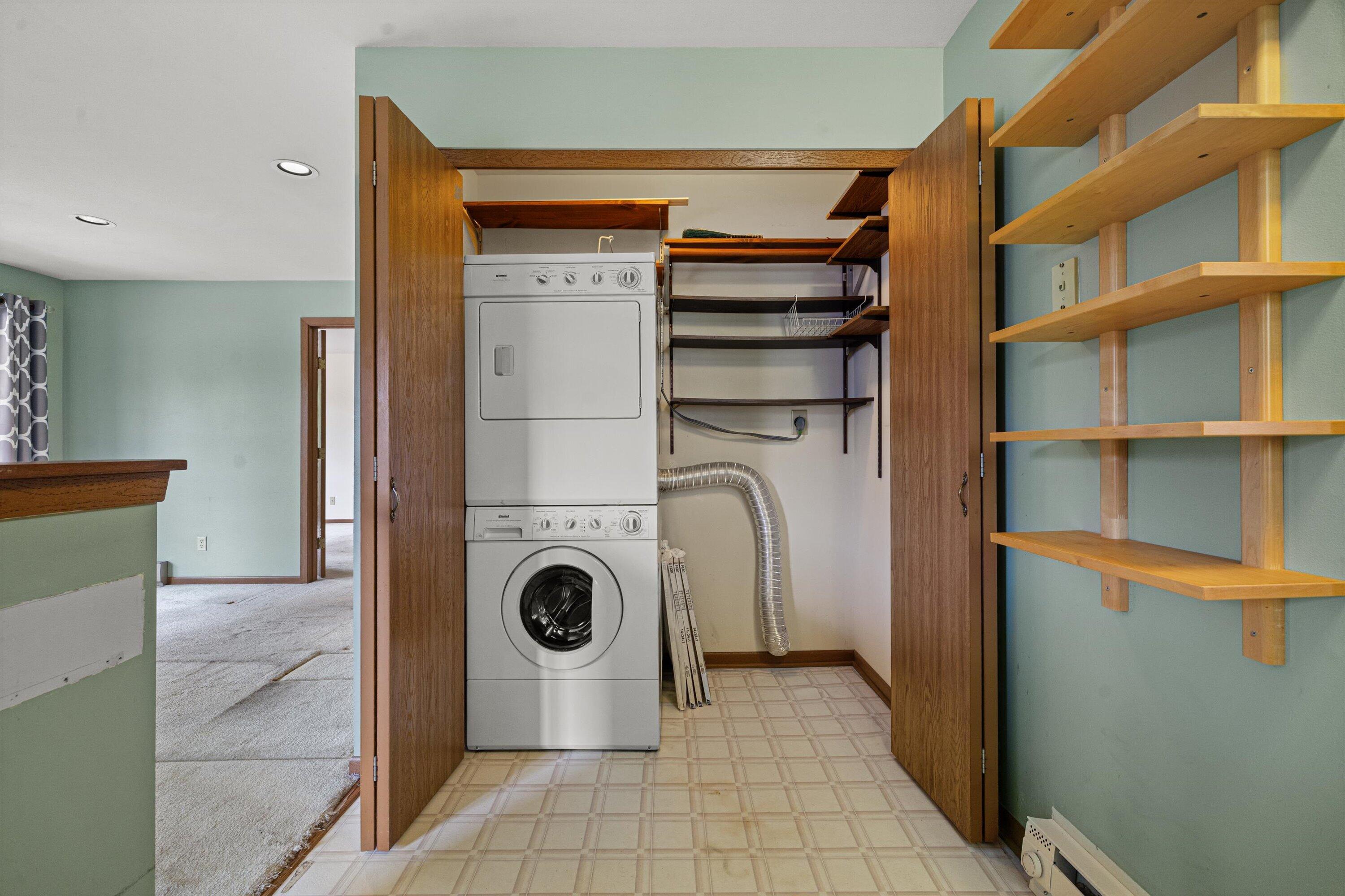 3220 Wood Road, Unit 10 Mount Pleasant, WI 53406 - Photo 15 of 22 Built in Washer and dryer combo