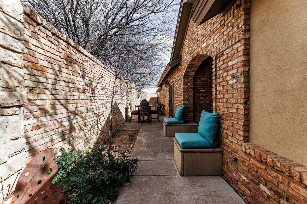 4501 19th Street, Unit 1 Lubbock, TX 79407 - Photo 17 of 18 Private Gated Courtyard