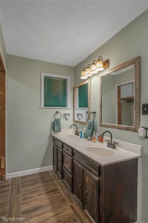 a utility room with a washer and dryer