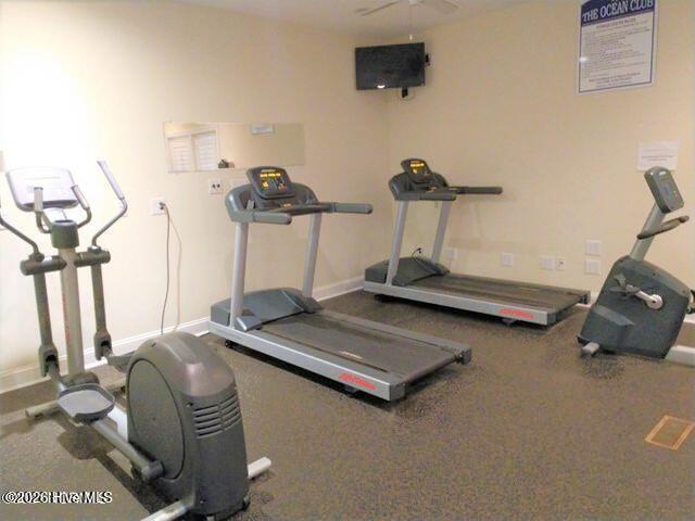 1701 Salter Path Road, Unit 202G Indian Beach, NC 28512 - Photo 24 of 29 TOC fitness room view 2