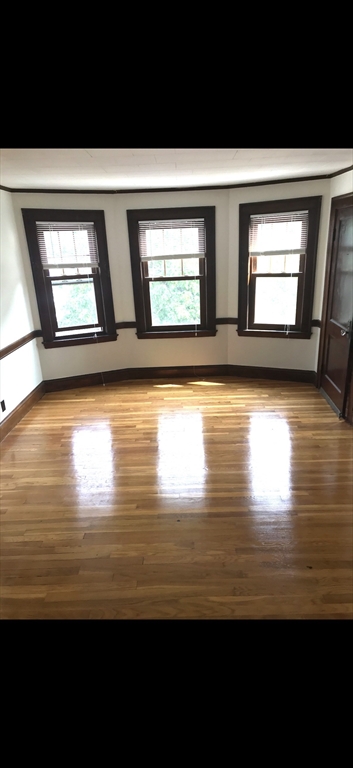 66 Brock Street, Unit 3 Boston, MA 02135 - Photo 15 of 15 a view of empty room with window and fireplace
