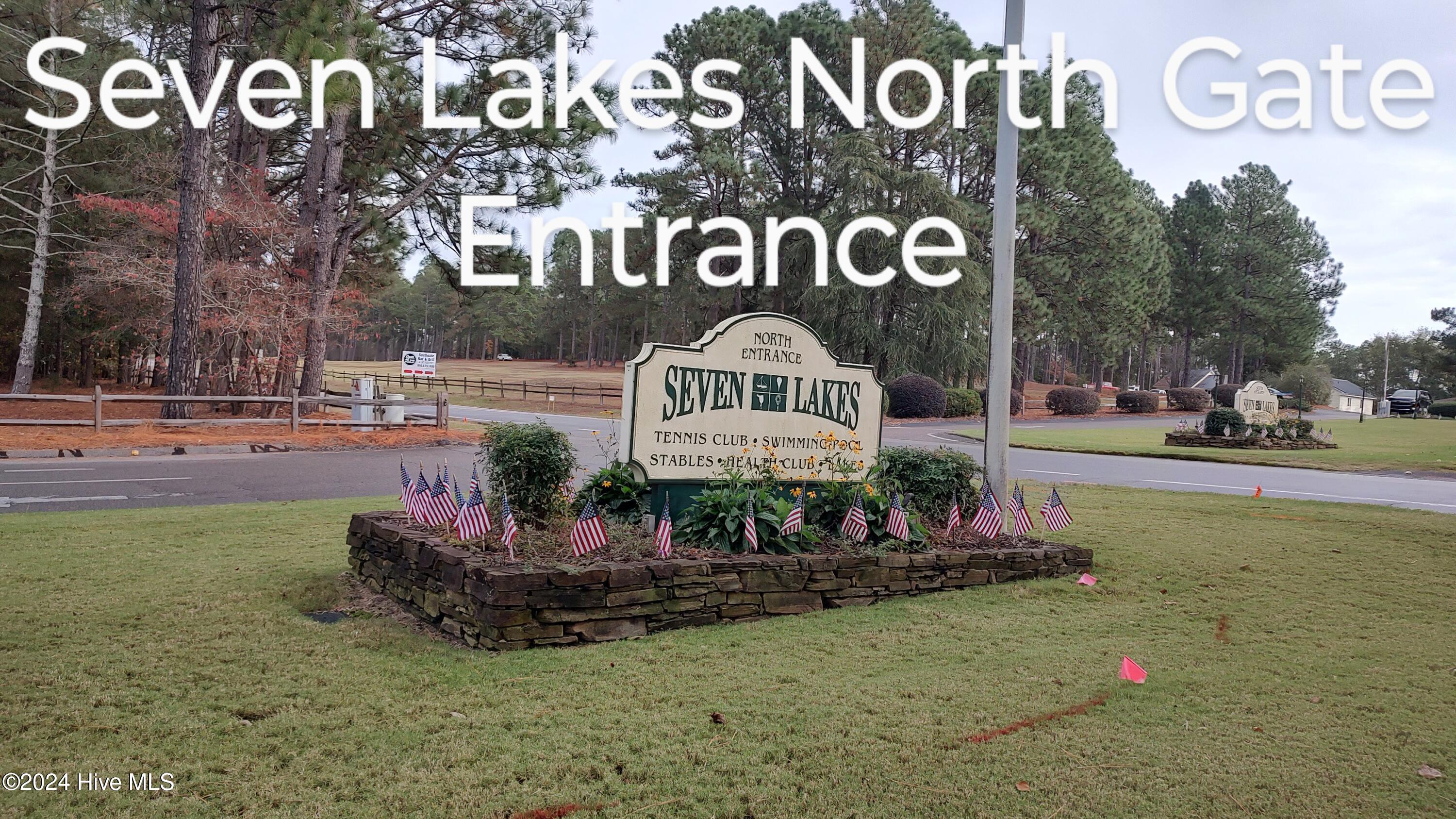 114 Sandy Ridge Road West End, NC 27376 - Photo 54 of 69 Seven Lakes North Gate Entrance