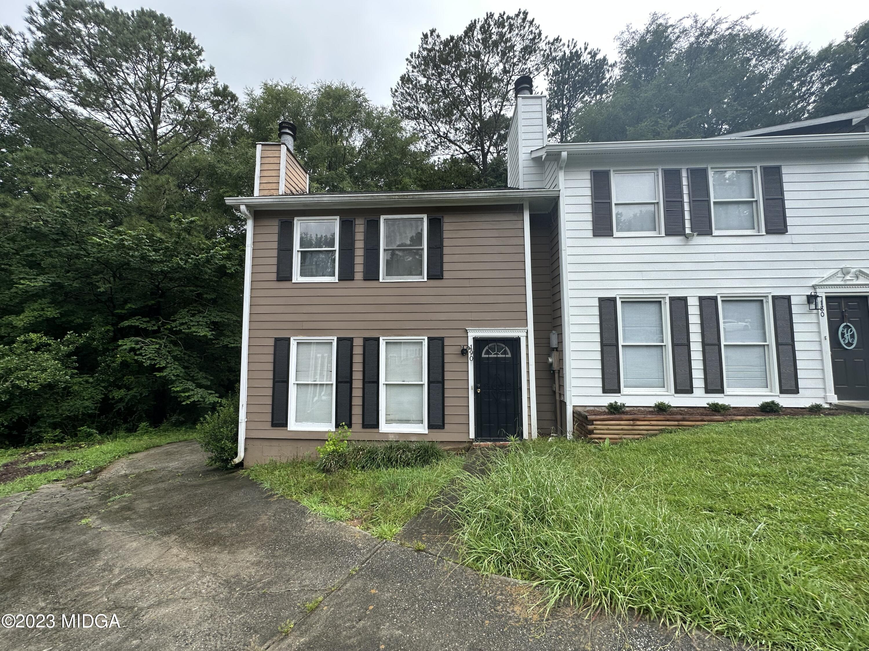 front view of house with a yard