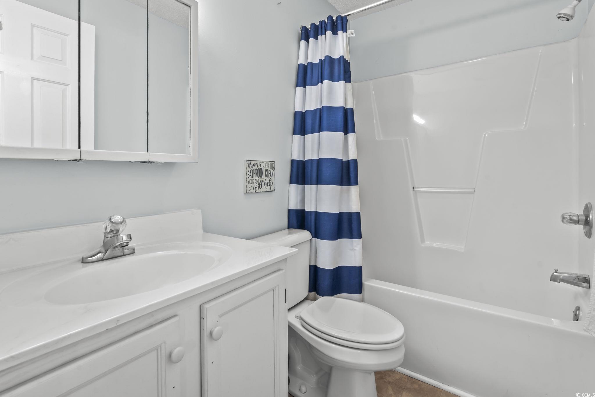 8010 Cone Court Murrells Inlet, SC 29576 - Photo 7 of 29 Full bath with shower / bath combo and vanity