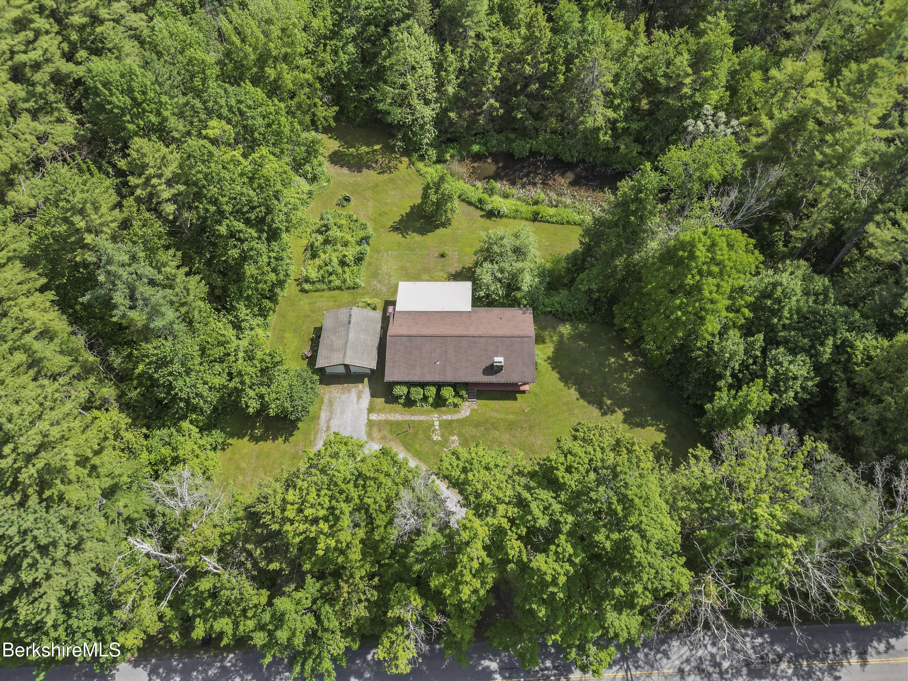 240 Kirchner Road Dalton, MA 01226 - Photo 48 of 51 an aerial view of a house with a yard