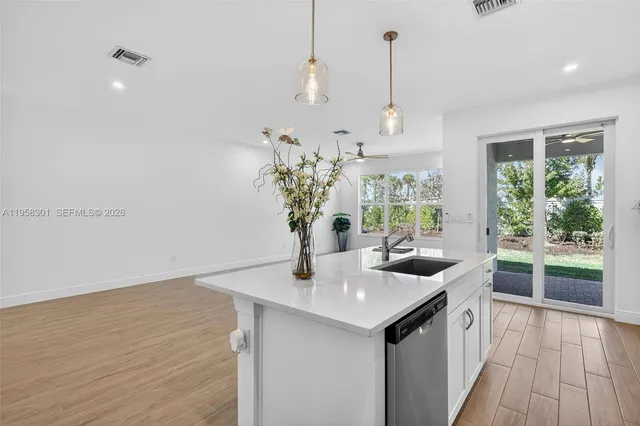 a very nice looking room with a large window