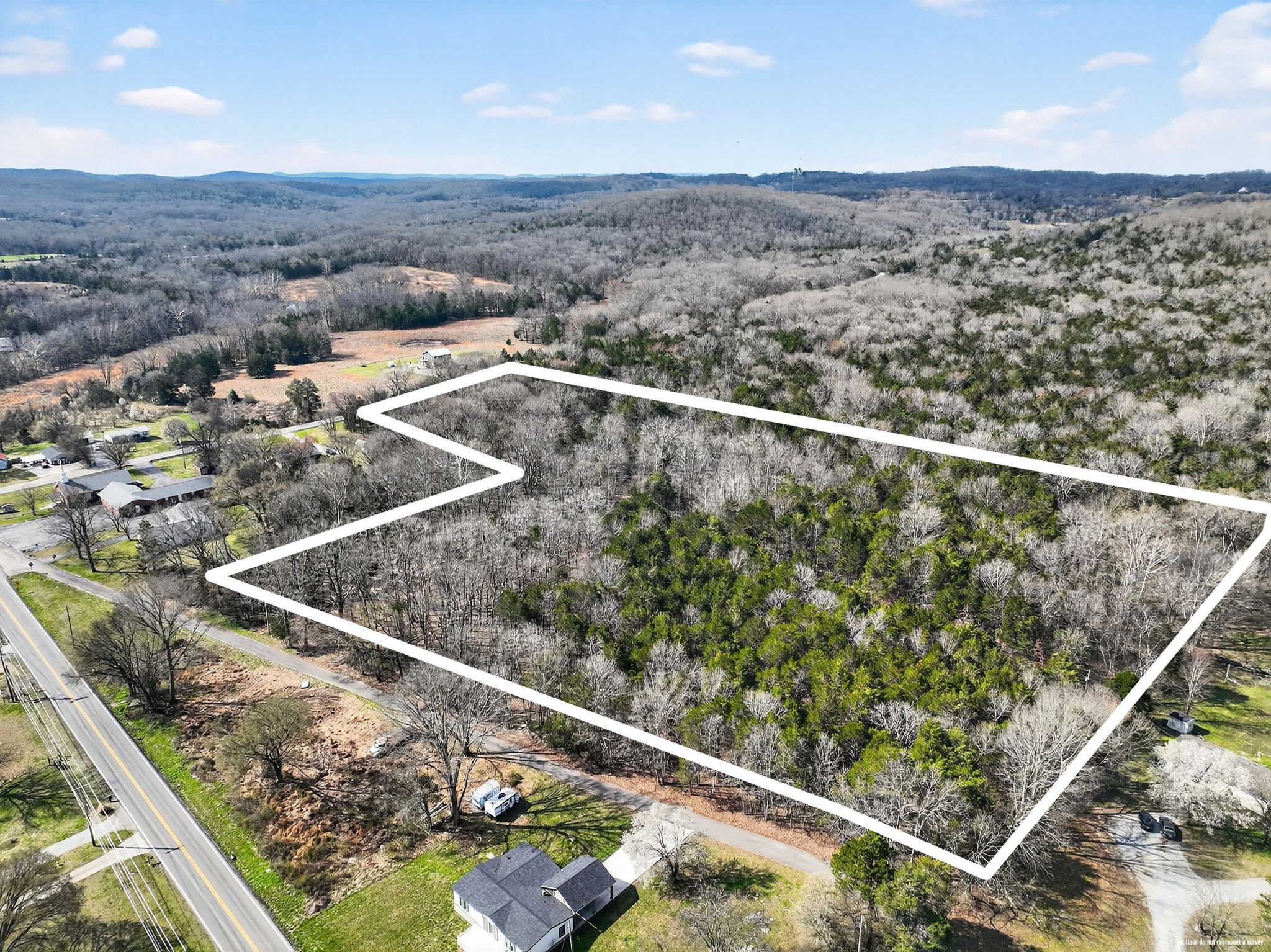 0 Spanntown Road Arrington, TN 37014 - Photo 3 of 14 a view of a forest from a balcony