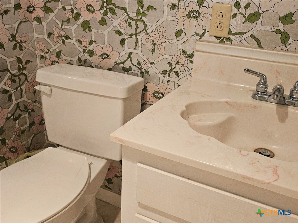 601 North Rhomberg Street Burnet, TX 78611 - Photo 33 of 42 a bathroom with a sink and toilet