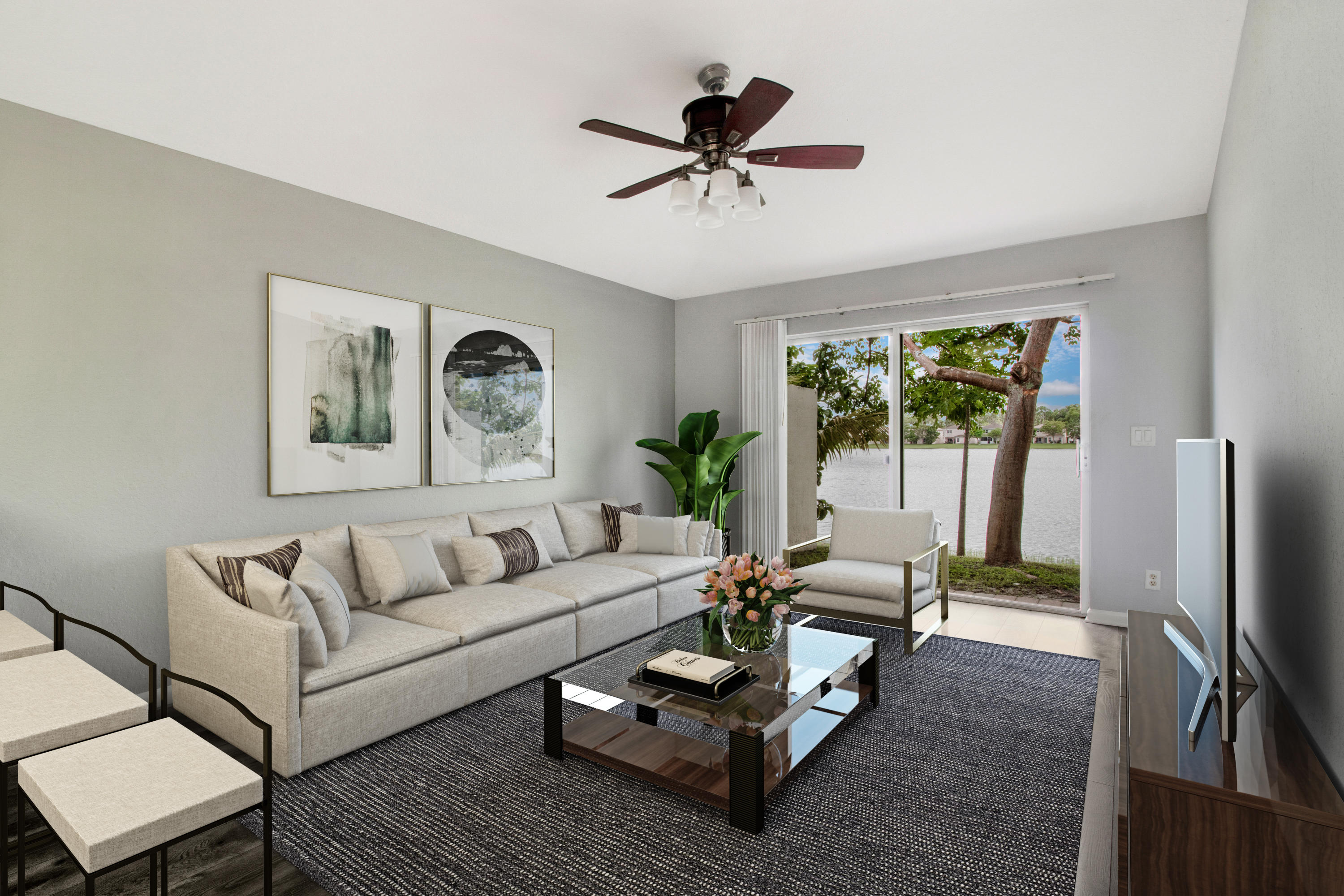 6063 Adriatic Way Greenacres, FL 33413 - Photo 11 of 33 Staged Family Room