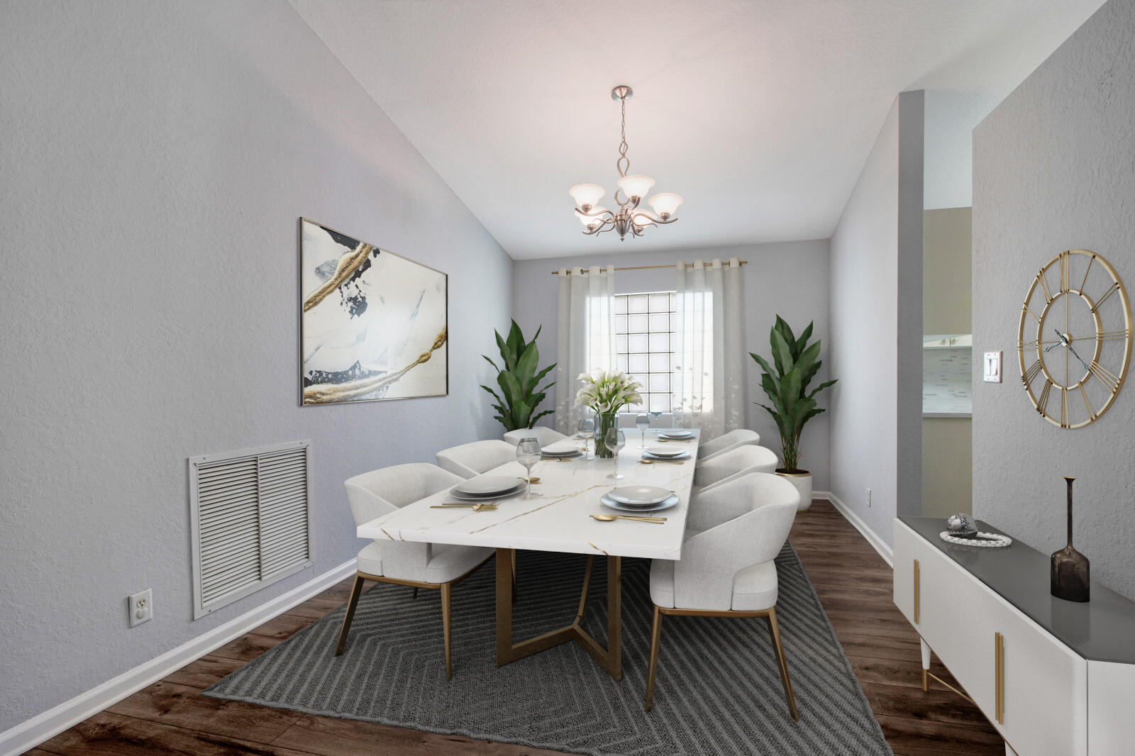 6063 Adriatic Way Greenacres, FL 33413 - Photo 9 of 33 Staged Dining Room