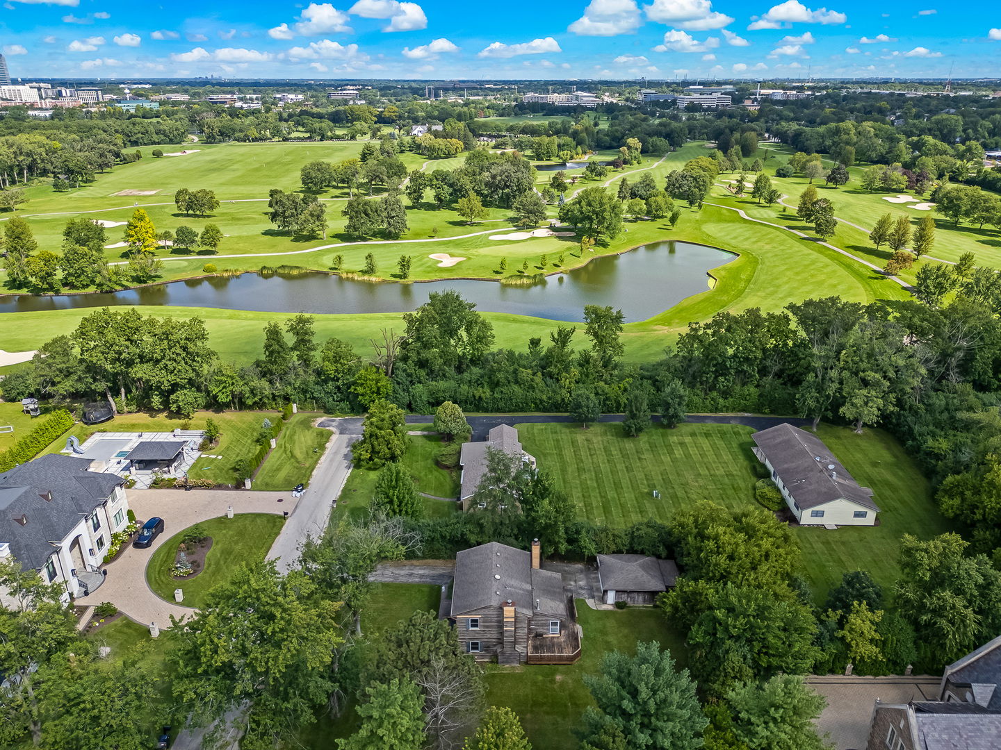 3007 Lincoln Road Oak Brook, IL 60523 - Photo 25 of 25 a view of a lake with a city
