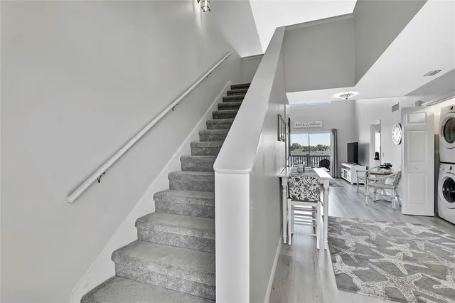 a bathroom with a tub and shower