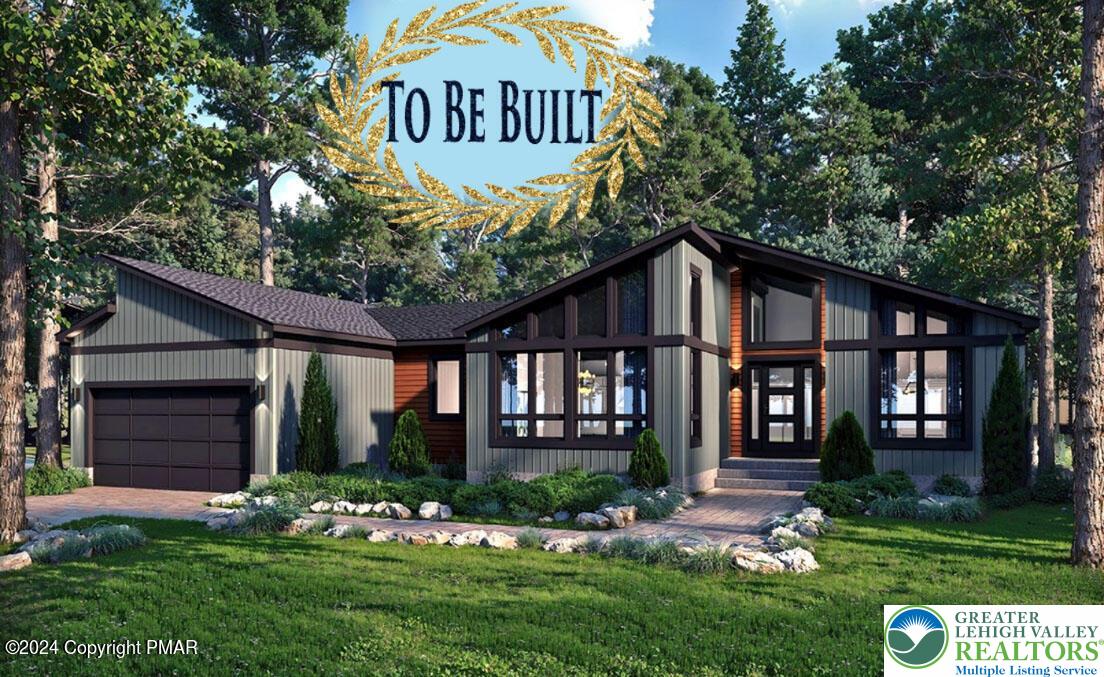 0 West Ridge Drive Gouldsboro, PA 18424 - Photo 1 of 2 a front view of a house with garden