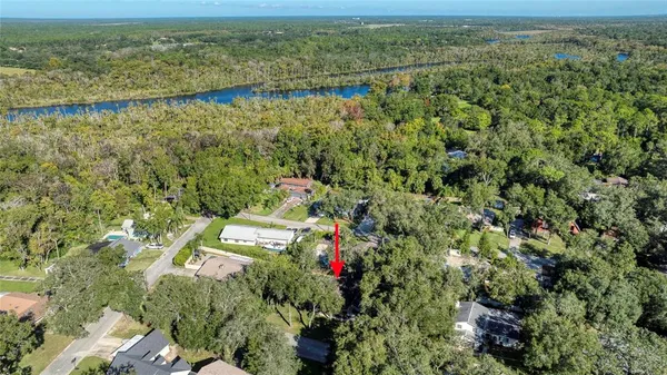 a view of lake with mountain