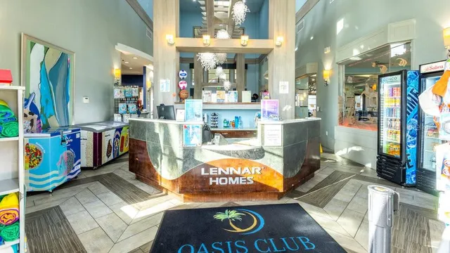 a view of outdoor space with palm trees