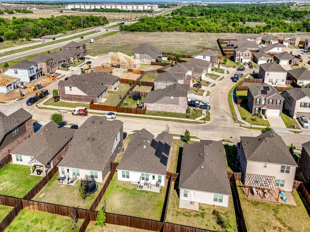 16033 Pemberly Lane Haslet, TX 76052 - Photo 27 of 27 an aerial view of a house with a lake view