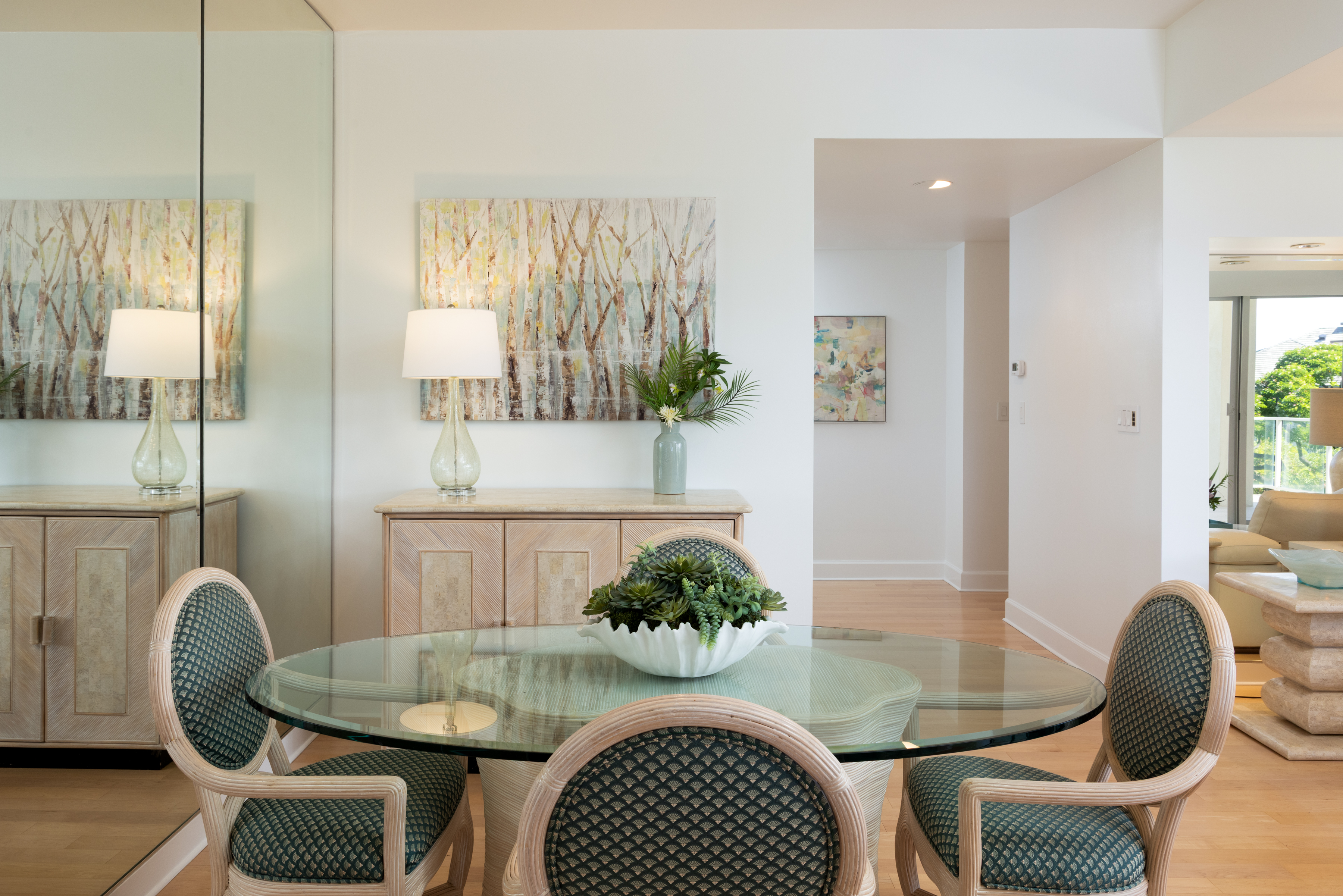 69-1010 Keana Place, Unit C202 Waikoloa, HI 96738 - Photo 11 of 30 a dining room with furniture and wooden floor