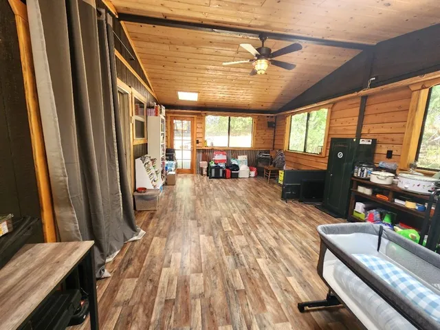 a view of outdoor space with seating area