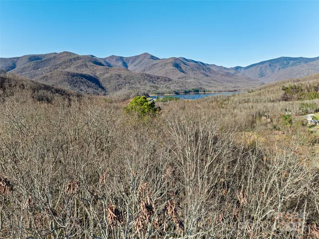 a view of a house with a mountain view