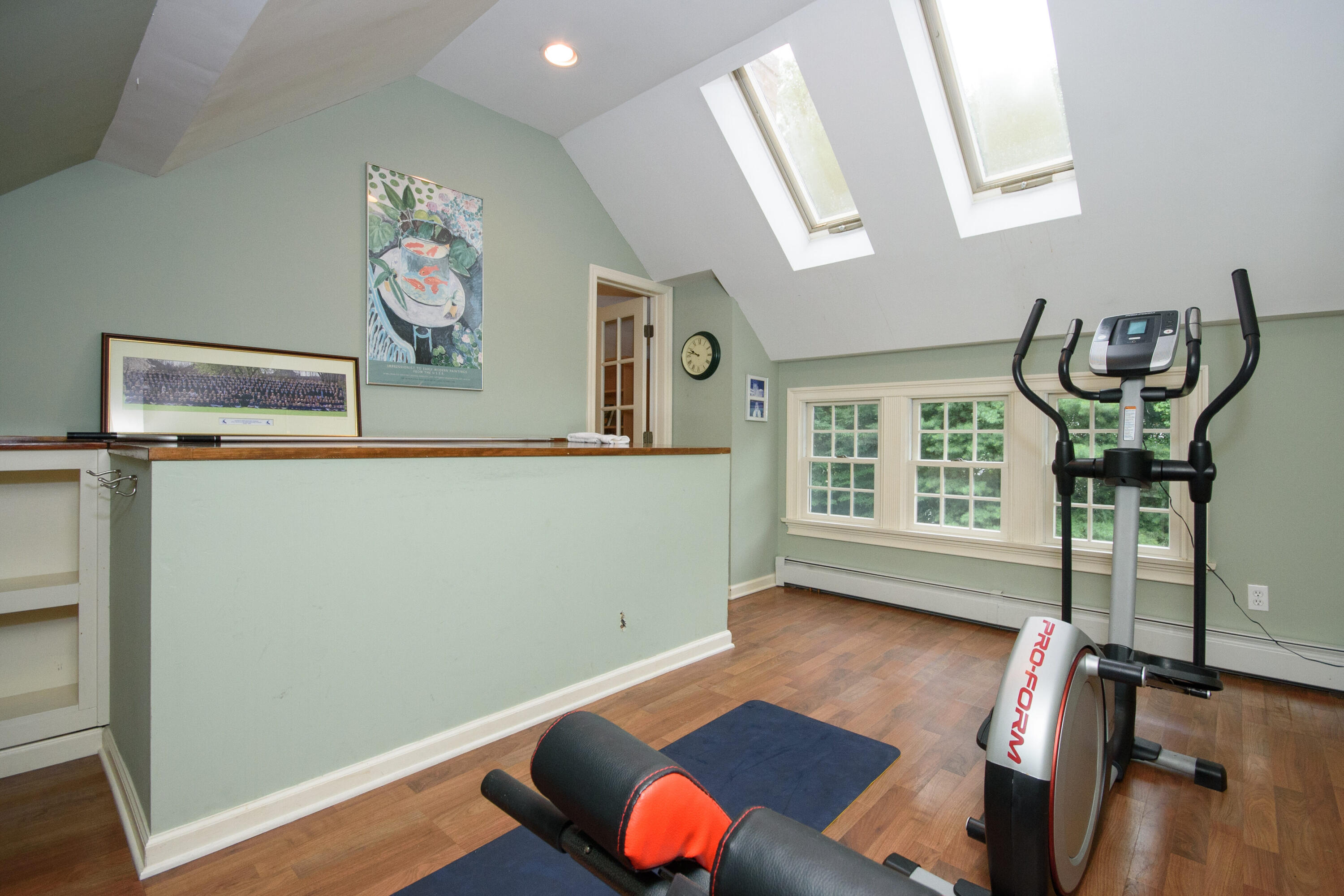 2 Red Barn Road Darien, CT 06820 - Photo 25 of 36 a view of a room with gym equipment