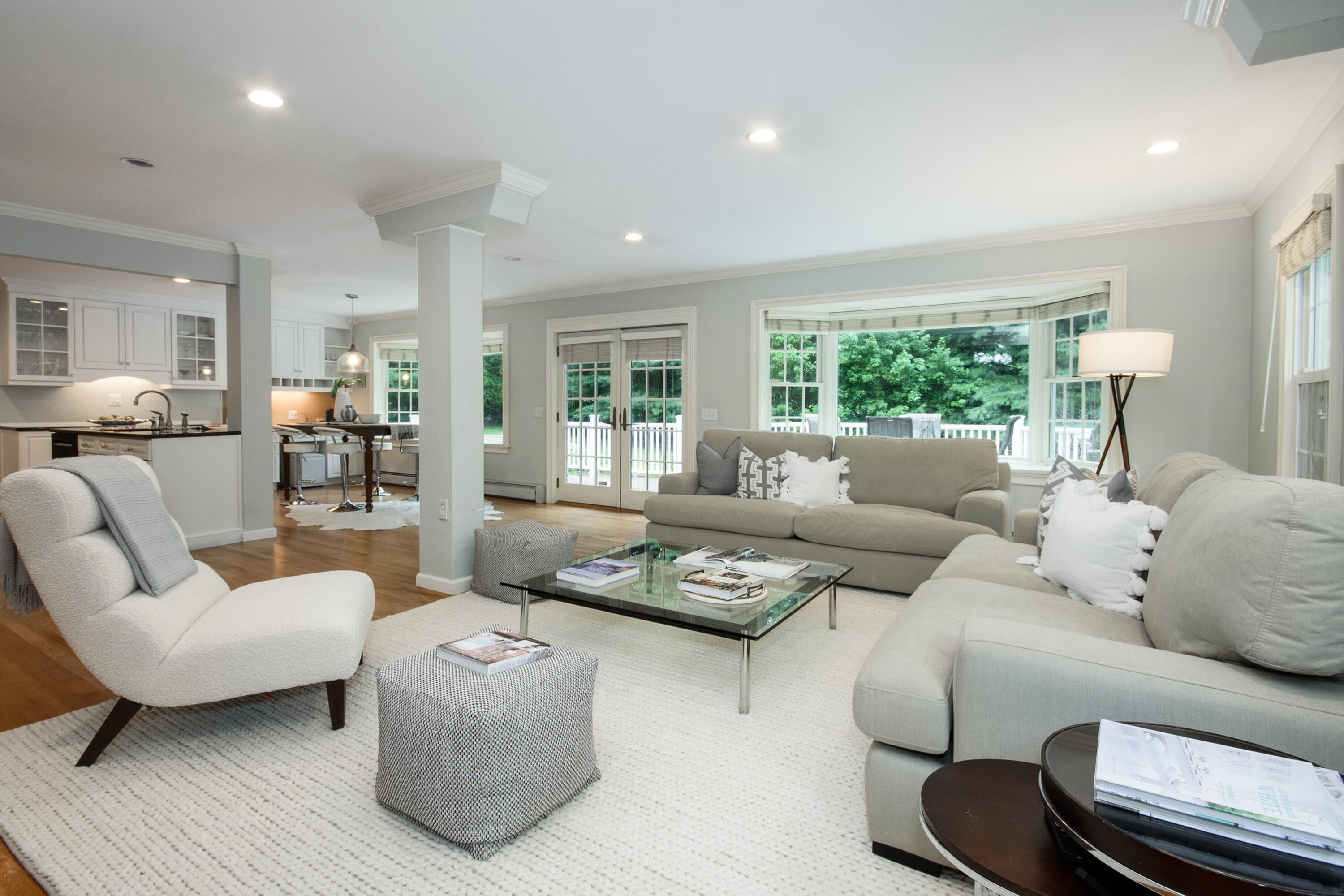 2 Red Barn Road Darien, CT 06820 - Photo 9 of 36 a living room with furniture and a large window