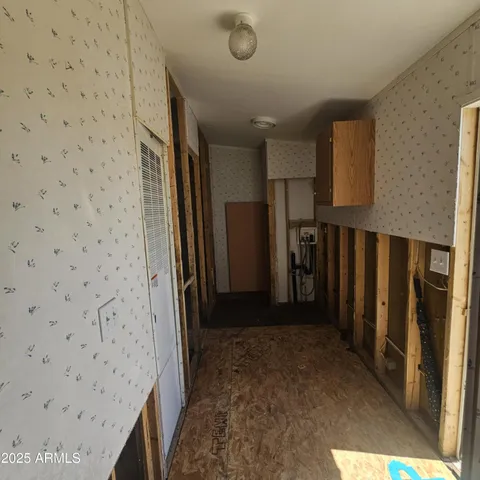 a view of a porch with furniture