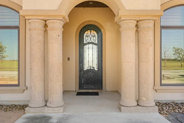 a view of a entryway door