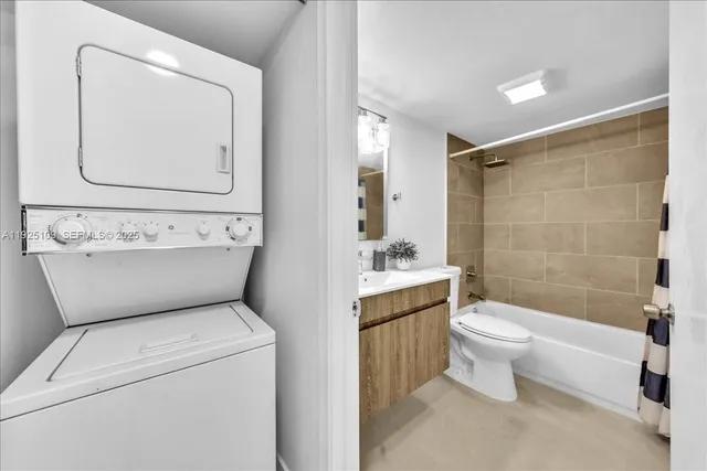 an empty room with a workbench