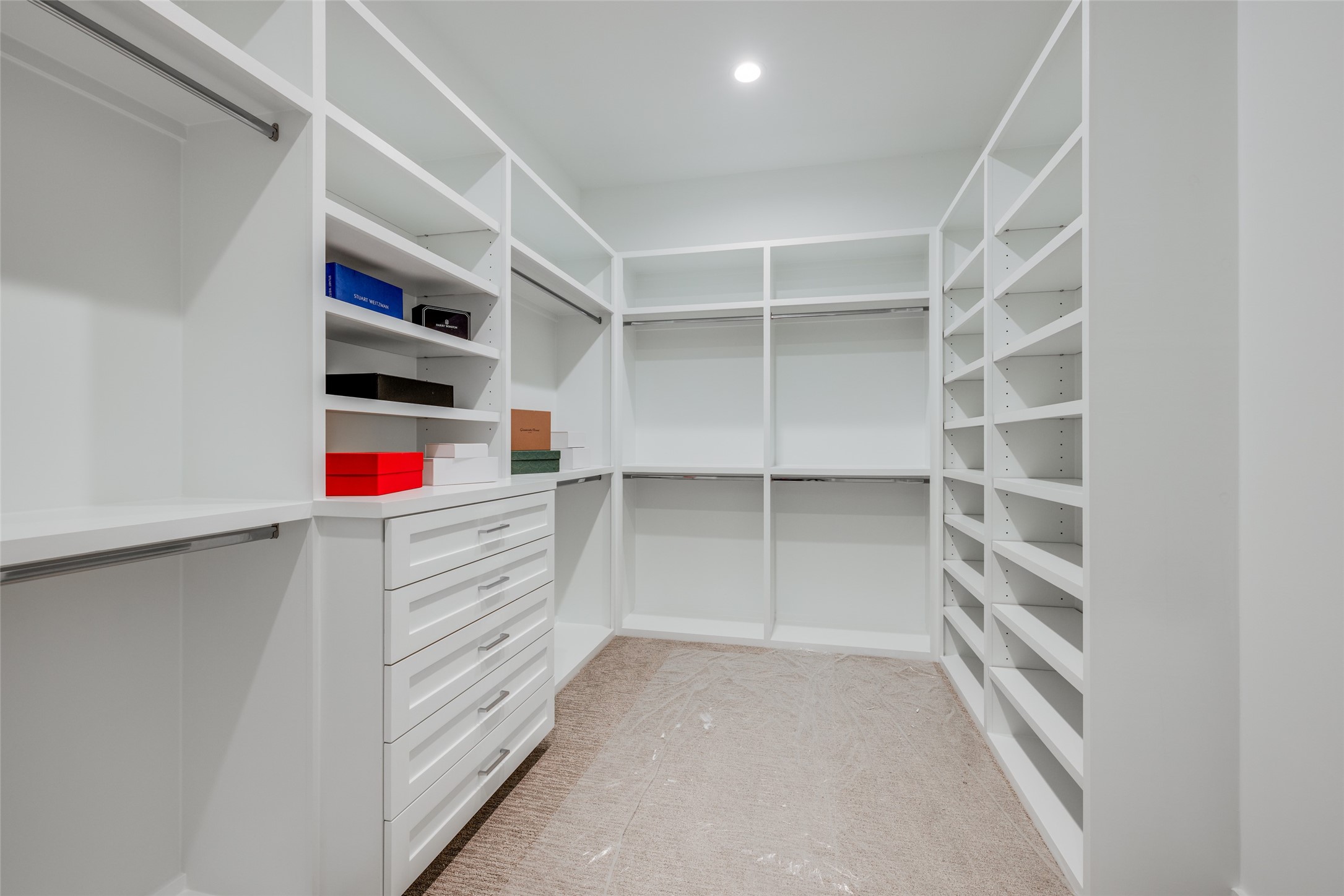 1824 Marshall Street Houston, TX 77098 - Photo 35 of 45 a view of walk in closet with empty racks