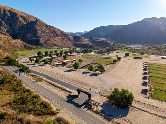 a view of a terrace with a backyard