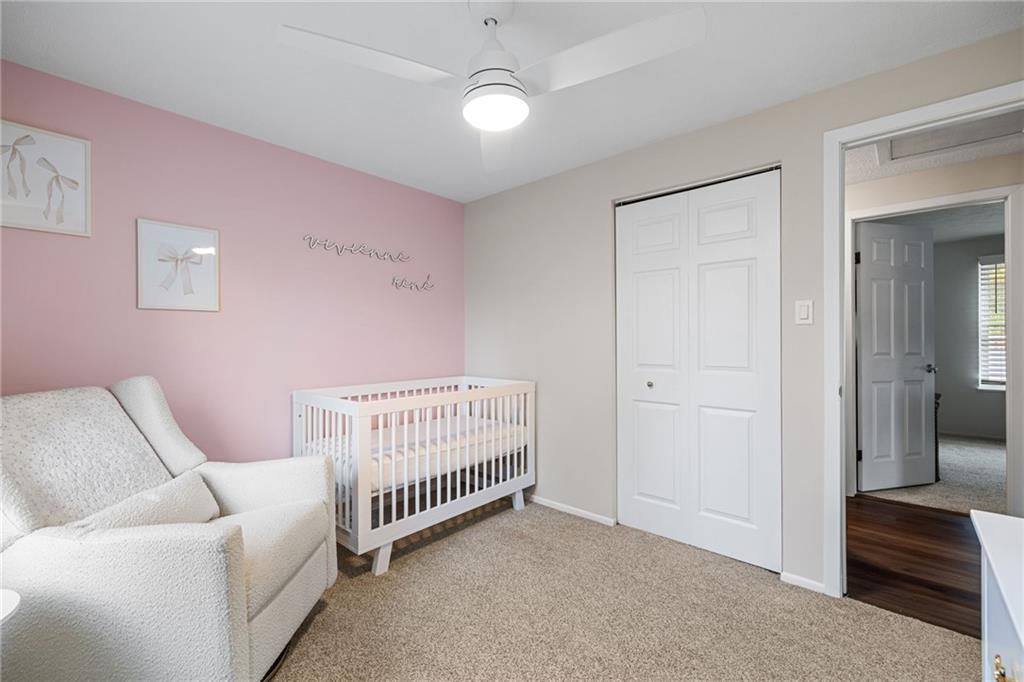 75 Fawnvue Drive McKees Rocks, PA 15136 - Photo 30 of 46 a bedroom with a bed and a couch