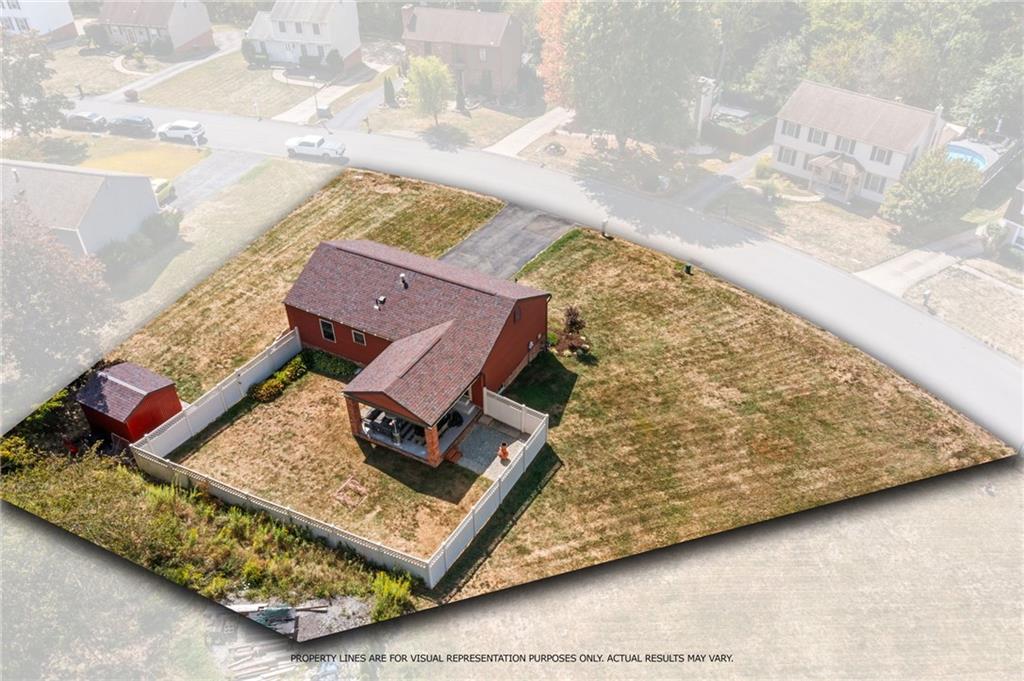 75 Fawnvue Drive McKees Rocks, PA 15136 - Photo 43 of 46 an aerial view of a house having a yard