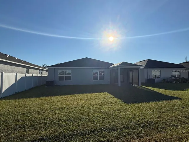 a house view with a space