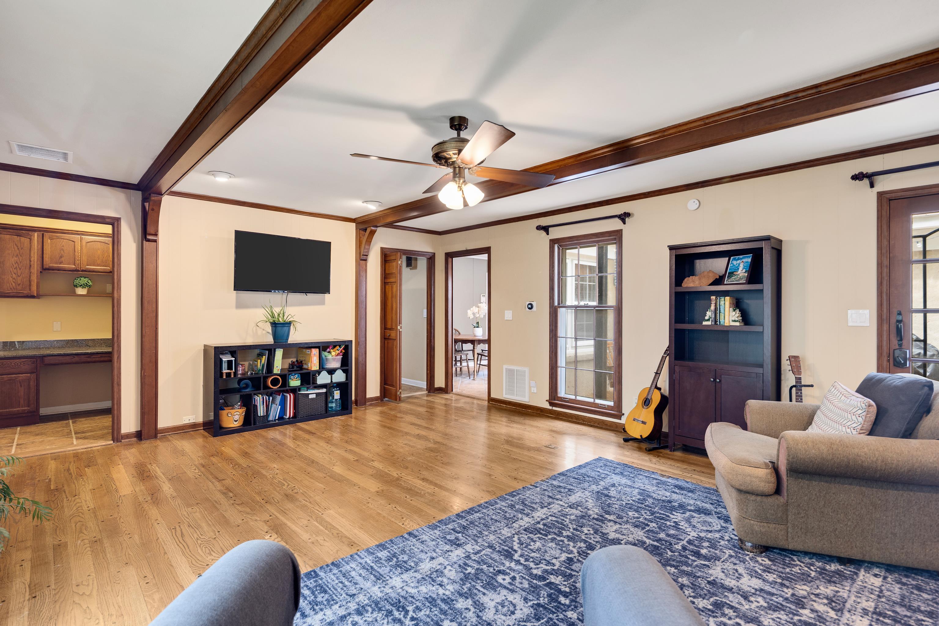 4474 Cherrydale Road Memphis, TN 38117 - Photo 15 of 35 a bedroom with furniture and a flat screen tv